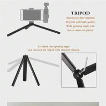 2-In-1 Metal Selfie Stick Tripod Extendable Pole For Osmo Pocket 3 Camera Stabilizer Accessory - View 5