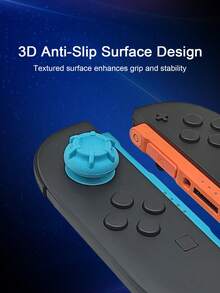 6 piezas de tapas de palanca de mando de silicona para Nintendo Switch 2 y controladores Switch 2 Pro, antideslizante, antirayado, a prueba de sudor, mejorando la sensación y la experiencia de funcionamiento - Ver 3