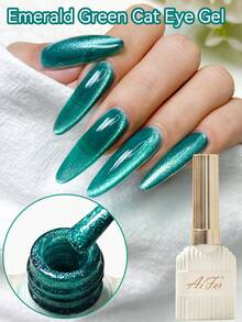 AiFer 1瓶15毫升水晶猫眼磁性凝胶指甲油,可卸UV LED凝胶,适合所有季节的美甲设计。 - 彩色 - 查看 8