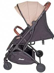 Carriola para Bebe de Viaje Plegable 3 a 36 meses hasta 15 kg Producto de calidad Diseño moderno Uso diario Perfecto para regalo Duradero Fácil de usar - Beis - Ver 3