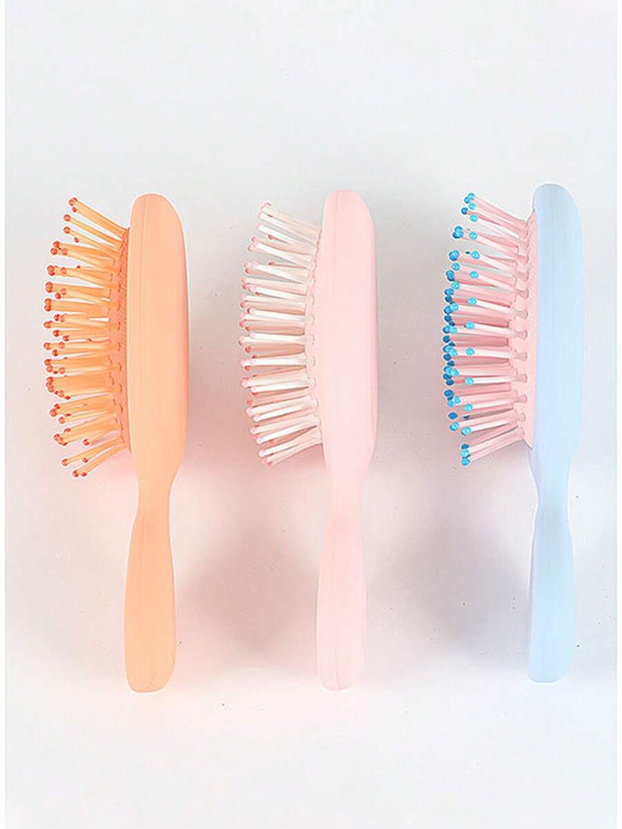 Lược chải tóc mini nhỏ gọn, dễ thương, có đệm khí, bền chắc, thích hợp cho trẻ em và sử dụng tại nhà. - Nhiều màu - Xem 1