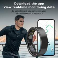 Smart Ring Fitness Tracker Workout Smart Ring, Steps, Distance, Sleep Tracking, Sports Tracking Device, Suitable For Men And Women - View 3