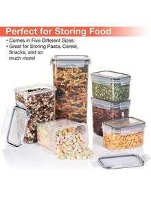 Food Storage And Organization Kit - Black and White - View 9