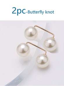 2个珍珠色牛仔裤夹，防眩光，防滑，裤长调节器 - A - 查看 8