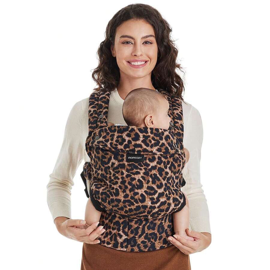 Momcozy حامل الأطفال من موكوزي للرضع والأطفال الصغار - إرجونوميك، مريح وخفيف الوزن، مناسب للأطفال من 3 إلى 20 كجم، سهل التركيب