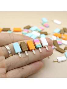 1:12 Dollhouse Miniature Popsicle Decor, Farm Summer Scene Model, Realistic Tiny Ice Lolly Accessory, Doll House Rural Props, Pastoral Desktop Decor, Miniature Scene Building Accessory, Photography Background Decoration, DIY Shooting Props, Miniature Model Scenery - Multicolor - View 13