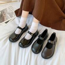 Women Flats - Bright Black - View 6