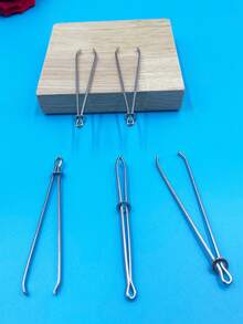 Dụng cụ xỏ chỉ thun đa năng, dễ sử dụng, thích hợp cho dây thun eo, chỉ thêu chữ thập, dùng trong gia đình, tự làm, may vá, sửa chữa quần áo. - kẹp đàn hồi - Xem 5