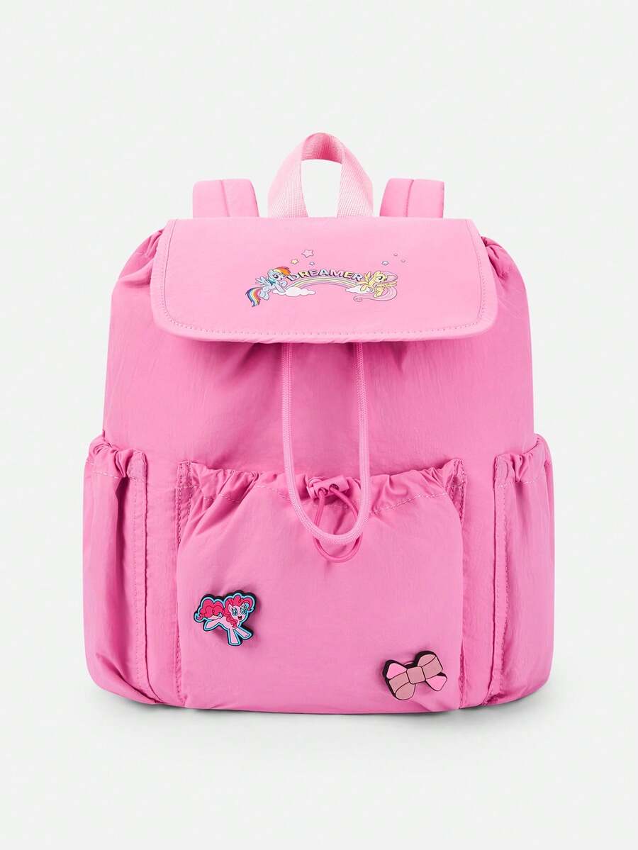 Balabala 2026 My Little Pony Backpack, Cute & Sweet Design, Lightweight & Comfortable, Adjustable Straps, Suitable For School And Outdoor Use - Rose Red - View 1