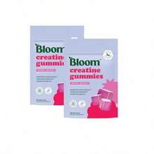 Bloom Creatine Monohydrate Gummies, 5g Per Serving, Sugar Free Creatine Gummy For Workout, Strength, Cognitive Health & Lean Muscle Support, Gluten Free & Non GMO, Berry Boost, 36 Gummies, 12 SVG - 221G - View 7