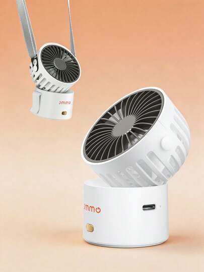 Ventilador de mesa de escritorio personal con viento fuerte, operación silenciosa, ventilador mini portátil para hogar, oficina y dormitorio, mesa y escritorio, con ajuste de posición y 3 velocidades