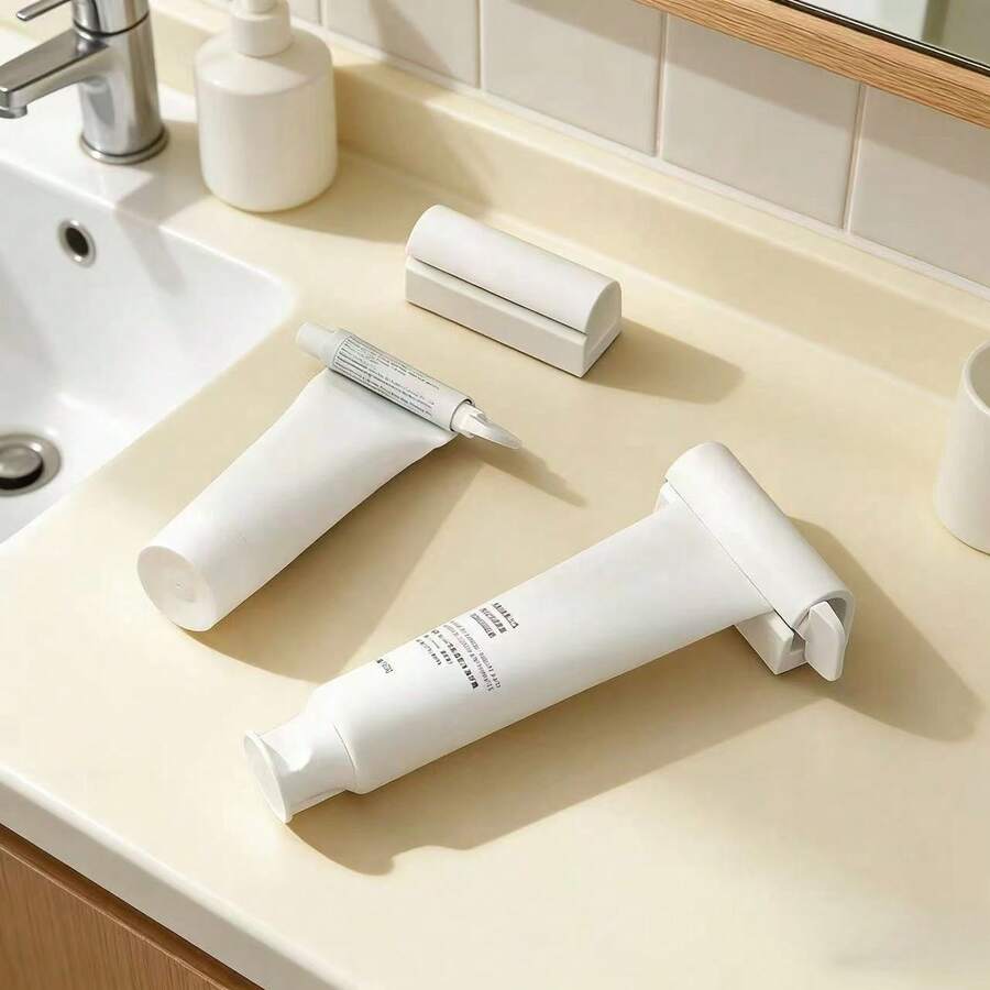 Dụng cụ bóp kem đánh răng cầm tay, thiết kế gọn nhẹ, không gây bẩn, có thể tháo rời và rửa sạch, tạm biệt kem đánh răng lãng phí. - 1PC Màu sắc ngẫu nhiên - Xem 1