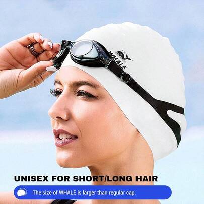 1pc Silicone Swimming Cap, Waterproof & Warm,Suitable For Indoor/Outdoor Swimming Pool AndBeach, Best Seller In 2026