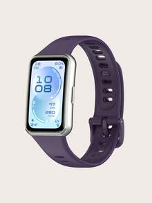 1 pieza Correa de silicona suave y sólida con hebilla de liberación rápida compatible con Huawei Band 11 / Band 11 Pro Smartband, accesorio de repuesto para mujeres/hombres - Banda 11 / 11 Pro - Ver 22