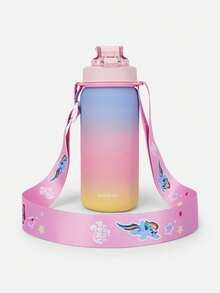 Balabala 2026 Botella de agua portátil y ligera de My Little Pony, con lindo diseño de dibujos animados, fácil de llevar - rosa - Ver 2