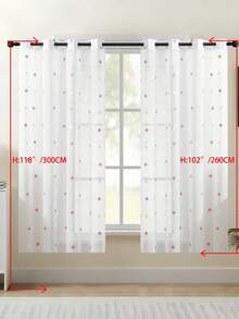 Bộ 1/2 rèm voan thêu cổ điển châu Âu, màu trắng trong suốt, thích hợp cho phòng ngủ, ban công, phòng khách. Rèm cửa sang trọng, rèm ren trắng thanh lịch với họa tiết thêu lá tinh tế, rèm polyester cản sáng cho phòng khách, phòng ngủ, văn phòng và nhiều nơi khác - Có thể giặt máy, rèm trang trí phòng ngủ. - Nhiều màu - Xem 40