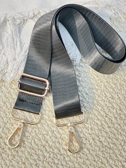 1 dây đeo hành lý màu trơn, rộng 1.5 inch, màu xám đậm, chất liệu cao cấp, có thể điều chỉnh và tháo rời, dùng được cho cả nam và nữ, dây đeo thay thế bền chắc cho ba lô, phụ kiện du lịch, phù hợp với túi đựng máy ảnh và túi xách tay.