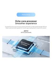 Redmi A7 Pro 智慧型手機全球版，Xiaomi HyperIsland，沉浸式 6.9 吋螢幕 120Hz 高更新率，強大八核處理器，大容量 6000mAh (Typ) 電池，Wet Touch 2.0 觸控技術，Google Gemini，簡約精緻設計 - 藍色 - 查看 6