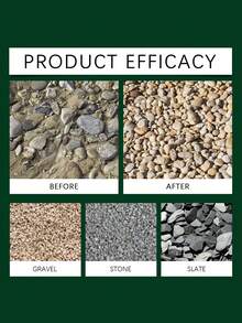 Pegamento para piedras, aglutinante de piedras para paisajismo, pegamento para fijar piedras trituradas al aire libre, adhesivo multiusos - A - Ver 3