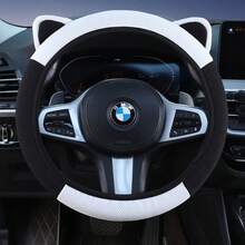 Bọc vô lăng ô tô hoạt hình, bọc vô lăng hình tai mèo dễ thương, thấm hút mồ hôi và thoáng khí, vòng trong chống trượt, không làm hư hại xe, bền và chống mài mòn, chống sốc và chống trượt, phù hợp với nhiều mẫu xe khác nhau, liền mạch và không viền. - Hồng - Xem 18