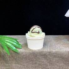 Kue Palsu Realistis Buatan Tangan, Es Krim, Model Makanan Penutup Buatan, Properti Fotografi, Dekorasi Simulasi, Dekorasi Rumah, Pajangan Pesta - Es krim dalam cangkir - View 12
