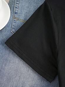 Women T-Shirts - Black - View 3
