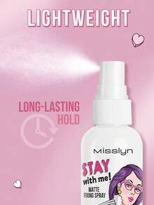 Xịt cố định lớp trang điểm lì lâu trôi MISSLYN - Mang lại lớp nền lì bền lâu, nhẹ nhàng và thoáng khí, làm tươi mát và dưỡng ẩm, không thử nghiệm trên động vật. - Trong sáng - Xem 5