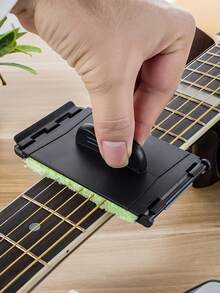 Guitar And Bass String Cleaning Tools - Suitable For Acoustic Guitar, Electric Guitar And Bass || Easy To Use Ukulele String Cleaning Brush - Anti-Rust And Maintenance Accessories - Multicolor - View 2