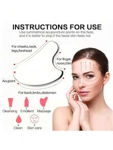 1套冰滚轮+刮痧板 - 有助于减少面部和身体浮肿，消除血瘀，改善血液循环，滋养肌肤，减少皱纹，提高皮肤弹性，提亮肤色。 - 多色 - 查看 4