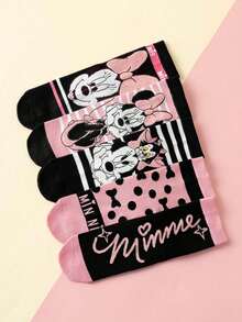 Disney 一双迪士尼官方授权卡通人物袜子，新年和圣诞节礼物袜，经典动画设计，新颖有趣，男女通用情侣袜，是送礼和派对的理想之选 - 彩色 - 查看 5