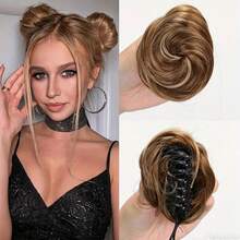 1pc Mini Claw Clip Hair Comb, Suitable For Messy Buns, Cat Ear Hairstyles - Multicolor - View 2