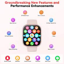 2026 Upgraded Women's Smart Watch, 1.85-Inch Fitness Smart Watch, Supports Bluetooth Calling, Multiple Sports Modes, Sleep & Health Monitoring, Customizable Watch Faces, Music Control, Compatible With Android And IOS For Men - Multicolor - View 9