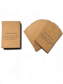 10/30/50张首饰收纳卡，适用于项链、耳环、手链 - 彩色 - 查看 12