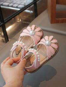 2026夏季新款女婴软底时尚凉鞋，防滑公主鞋（1双装） - 粉色 - 查看 5