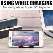 40 Pcs Foldable Cell Phone Stand Desk Multi Angle Tablet Stand Universal Cellphone Holder Portable Smartphone Dock Compatible with Most Mobile Phone and Tablet for Travel Black - Negro - Ver 6