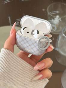 韩版灰蓝色菱形保护壳，兼容 Pro 3、 Pro 2、1/2无线蓝牙耳机 - 淺藍色 - 查看 5