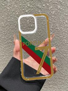 1 pièce Coque de téléphone Coupe du monde de football, Coque de téléphone Portugal n°7, Coque de téléphone transparente style sport antichoc, Compatible avec iPhone. Convient pour la Journée internationale du football, la saison de la Coupe du monde/Euro, cadeau idéal pour les fans de football - Transparent - Voir 5