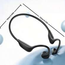 Bone Conduction Wireless Bluetooth Headphones, Open Ear Sport Headset For Running, Swimming, Workout, Sweatproof & Waterproof - Black - View 5