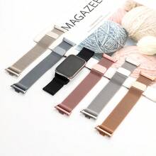 1条米兰尼斯表带，兼容小米手表8 Pro/9 Pro/4/5/6系列，不锈钢网状磁吸式可调节表带，优雅表带，适合赠送亲朋好友，时尚替换表带 - Mi Band 8 Pro/9 Pro - 查看 3