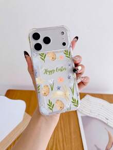 1 chiếc ốp lưng điện thoại TPU trong suốt hình thỏ Phục Sinh và trứng, chống sốc, có ngăn đựng thẻ, thời trang, đa năng, sáng tạo, tương thích với iPhone 6s 7 8 Plus X XR XS 11 12 13 14 15 16 17 Pro Max Mini Plus Air, A14 A54 A56 A31 4G A23, Note 8 Pro, Note 14 Pro 4G, Note 12 4G, A98, S24 S25 Ultra, 15 Pro Ultra 17 Pao Max, phiên bản quốc tế, không phải phiên bản nội địa. - Nhiều màu - Xem 2