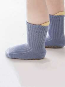 6 Pairs Baby Anti-Slip Full-Sole Socks, Soft & Seamless Toddler Indoor Floor Socks - Multicolor - View 3