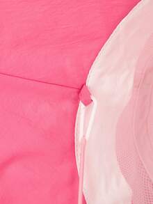 Balabala My Little Pony Girls Cartoon Print Wide Brim Sun Visor Hat With Adjustable Chin Strap - Pink - View 6