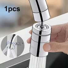 Aireador de grifo de acero inoxidable de 360° con modo dual, compacto para fregadero de cocina y baño con dos patrones de rociado, conveniente para lavar y enjuagar el cabello. Adecuado para grifos de fregadero de cocina y baño. Excelente regalo para Pascua y el Día de San Patricio. - Múltiples estilos - Ver 11