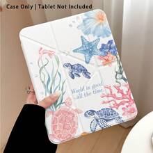 1个带支架的亚克力水晶平板电脑保护套，采用海底海龟图案，兼容三星A9/A9+/S9/S9FE/A11/A11+/S11/S10 FE/S10 FE+/S10 Lite、A16 2025、Air 11/13、M3 2025、Mini 7 A17、Pro 2024、Air 11/13、M2 2024、Pro 11/13、M4 2024、Pro 12.9、7/8/9代、10.2、10代、10.9、Air 4/5/6/7/8、10.9、Pro 11、4/5/6代、Mini 6、SE 11、荣耀、Matepad SE 11等。 - 彩色 - 查看 3