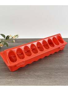 1 chiếc máng ăn nhiều lỗ cho gà, máng ăn nuôi gà con, máng ăn chim nhiều lỗ hình thuôn dài, máng ăn chống cào xước cho gà, máng ăn gia cầm, vật tư chăn nuôi, máng ăn cho gà con, máng ăn chim cút, máng ăn gà. - A - Xem 11