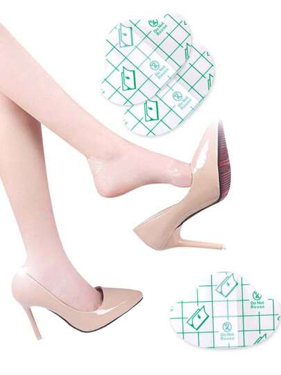 20 Pieces Of Gel Heel Protective Pads: Sticky Foam Pads For Heel Pads, Shoe Stickers, Pain Relief And Foot Care Pads, Suitable For Outdoor, Sports, Travel, Home, Office And School