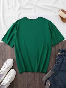 Single Pack Women'S Argentina National Team Graphic T-Shirt - Soft Breathable Blend, Lightweight Short Sleeve Crew Neck With Sun & Flag Print, Un - 綠色 - 查看 2