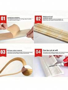 1 Cuộn Giấy Dán Tường Giả Gạch 3D Dập Nổi Dành Cho Nữ, Loại Tự Dán, Chống Thấm Nước, Chống Dầu, Không Mối Nối, Giấy Dán Tường Trang Trí Không Nối, Thích Hợp Cho Nhà Thuê, Nhà Bếp, Phòng Tắm, Phòng Ngủ, Màu Ngẫu Nhiên - Nhiều màu - Xem 9