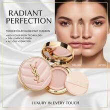 Yves Saint Laurent YSL Touche Éclat Cushion Foundation #B10 5g Mini Portable Version, Delicate Creamy Liquid Makeup Base, Helps Create Soft Natural Glow Complexion, Convenient Small Sized Cosmetics For Daily Use And Travel - B10 Honey - View 6