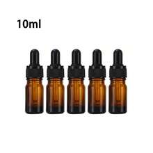 5 יחידות בקבוקי טפטפת זכוכית בצבע ענבר (5 מ"ל-100 מ"ל), בקבוקי תמיסה עם טפטפות זכוכית, מתאים לשמנים אתריים, ארומתרפיה, בשמים, מעבדות, תרופות, נוזלים, נסיעות, בקבוקי זכוכית עם טפטפות זכוכית עיצוב חדר אמבטיה לבית עיצוב סתיו חזרה לבית הספר - מחלק בקבוקים - ראה 19